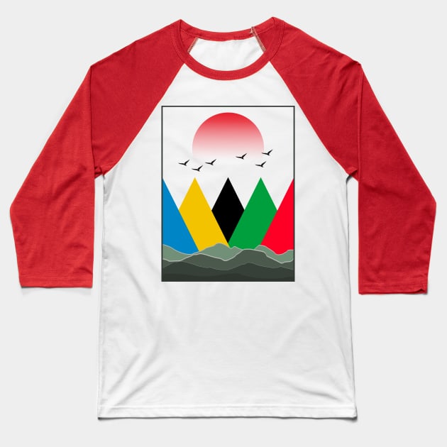 Tokyo 2021 - World Olympic Spirit | 2 sided | Limited Edition Baseball T-Shirt by VISUALUV